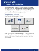 Preview for 3 page of TRENDnet TK-210K Quick Installation Manual