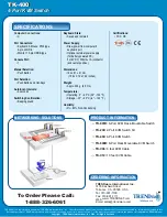 Preview for 2 page of TRENDnet TK-400 Specifications