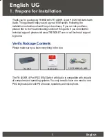 Preview for 3 page of TRENDnet TK-403KR User Manual