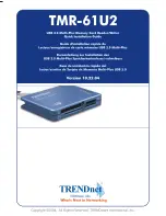 Предварительный просмотр 1 страницы TRENDnet TMR-61U2 Quick Installation Manual