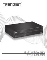 Preview for 1 page of TRENDnet TPE-1016L Quick Installation Manual