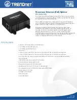 Preview for 1 page of TRENDnet TPE-104S Specifications