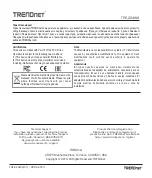 Preview for 22 page of TRENDnet TPE-224WS - Web Smart PoE Switch Quick Installation Manual