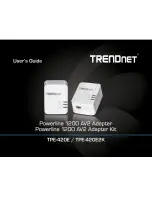 Preview for 1 page of TRENDnet TPE-420E User Manual