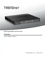 Preview for 1 page of TRENDnet TPE-4840WS Quick Installation Manual