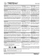 Preview for 4 page of TRENDnet TPE-T80 Quick Installation Manual