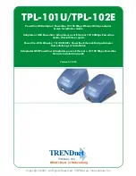 TRENDnet TPL-101U Quick Installation Manual preview