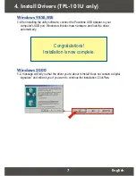 Preview for 9 page of TRENDnet TPL-101U Quick Installation Manual