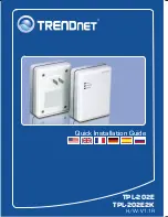 TRENDnet TPL-202E2K - Powerline Fast EN Adapter (Russian) Quick Installation Manual preview