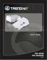 Предварительный просмотр 1 страницы TRENDnet TPL-303E User Manual