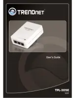 Preview for 1 page of TRENDnet TPL-305E User Manual