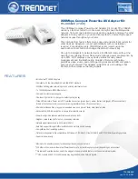 Preview for 1 page of TRENDnet TPL-306E2K Specifications