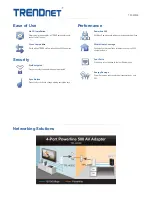 Preview for 2 page of TRENDnet TPL-4052E Specifications