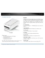 Preview for 4 page of TRENDnet TPL-4052E User Manual