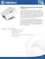 TRENDnet TPL-406E Specifications preview