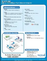 Preview for 2 page of TRENDnet TU-ET100C - Datasheet