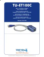 TRENDnet TU-ET100C - Quick Installation Manual preview