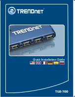 TRENDnet TU2-700 - DATA SHEETS Quick Installation Manual preview