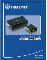 TRENDnet TU2-DVIV Quick Installation Manual preview