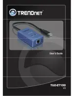 TRENDnet TU2-ET100 User Manual preview