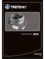 Preview for 1 page of TRENDnet TU2-EX12 - Quick Installation Manual