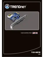 TRENDnet TU3-H2PIE Quick Installation Manual preview