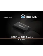 Preview for 1 page of TRENDnet TU3-HDMI Quick Installation Manual