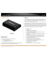 Preview for 3 page of TRENDnet TU3-HDMI Quick Installation Manual