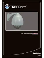 TRENDnet TV-H400 Quick Installation Manual предпросмотр