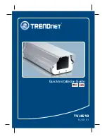 Предварительный просмотр 1 страницы TRENDnet TV-H510 - Quick Installation Manual