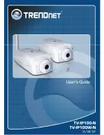 TRENDnet TV-IP100-N User Manual preview