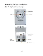 Предварительный просмотр 6 страницы TRENDnet TV-IP110 - SecurView Internet Surveillance Camera User Manual