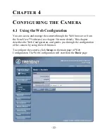 Предварительный просмотр 23 страницы TRENDnet TV-IP110 - SecurView Internet Surveillance Camera User Manual