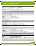 Preview for 2 page of TRENDnet TV-IP110WN Specifications