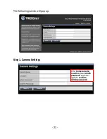 Preview for 24 page of TRENDnet TV-IP110WN User Manual