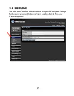 Preview for 28 page of TRENDnet TV-IP110WN User Manual