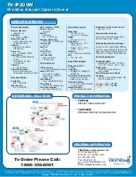 Preview for 2 page of TRENDnet TV-IP200W Specifications