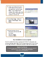 Preview for 8 page of TRENDnet TV-IP201P Quick Installation Manual