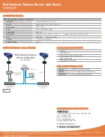 Preview for 3 page of TRENDnet TV-IP201P Specifications