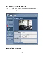 Предварительный просмотр 45 страницы TRENDnet TV-IP212 - Internet Camera Server User Manual