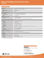 Preview for 3 page of TRENDnet TV-IP300 Specifications