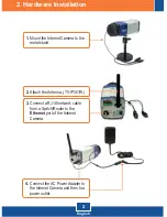 Предварительный просмотр 4 страницы TRENDnet TV-IP301 - ProView Advanced Day/Night Internet Surveillance Camera Quick Installation Manual