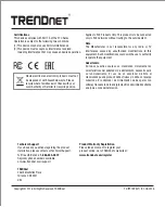 Preview for 16 page of TRENDnet TV-IP314PI Quick Installation Manual