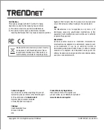 Предварительный просмотр 13 страницы TRENDnet TV-IP315PI Quick Installation Manual