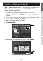 Предварительный просмотр 3 страницы TRENDnet TV-IP320PI Quick Installation Manual
