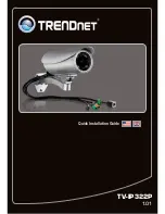 Preview for 1 page of TRENDnet TV-IP322P Quick Installation Manual