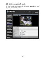 Preview for 42 page of TRENDnet TV-IP322P User Manual