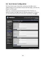 Preview for 50 page of TRENDnet TV-IP322P User Manual