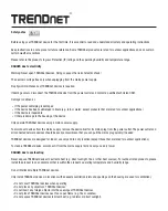 Preview for 14 page of TRENDnet TV-IP340PI Quick Installation Manual