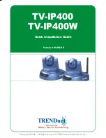 TRENDnet TV-IP400 Quick Installation Manual preview